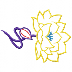 Flowers And Tree Embroidery Design 1 Flowers And Tree Embroidery Design 1